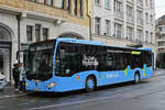 Mercedes Citaro Hybrid von Distribus, auf der Linie 604, wartet am 11.05.2026 an der Endstation an der Schiffl�nde.