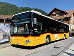 Neuer (gestern abgelieferter) MB C2 hybrid '11687'  BE 610 543  PostAuto Regie Interlaken am 10.7.21 im Dorf Wilderswil.