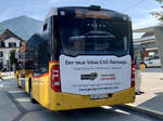 MB C2 hybrid '11687' mit der neuen Heckwerbung, übernommen vom Vorgänger Volvo Bild-ID 193526 am 12.8.21 beim Bahnhof Interlaken West.