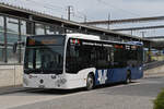 Mercedes Citaro der AVA, auf der Linie 603, wartet am 09.05.2025 beim Bahnhof Rothrist.