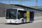Mercedes Citaro der AVA, auf der Linie 612, wartet am 18.07.2025 beim Bahnhof Rothrist.