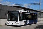 Mercedes Citaro Hybridbus, auf der Linie 612, wartet am 15.09.2025 an der Haltestelle beim Bahnhof Rothrist.
