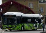 (SL 3313) Volvo 7700 Hybrid von Sales Lentz, aufgenommen am 03.05.2013 am Bahnhof in Mersch