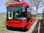 Neuer Volvo 7900 Hybrid 182 für BERNMOBIL am 13.4.22 bei Volvo Münchenbuchsee.