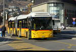 Postauto - Volvo 7900 Hybrid  VS 531435 unterwegs in Sion am 29.12.2025