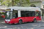 W 5091LO, Rampini, Hybrid Bus der Wiener Linien, bedient die Linie 2A,  aufgenommen nahe dem Schwedenplatz in Wien.
