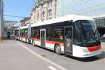 VBSG/St.Gallerbus Nr. 143 (Hess lighTram® 25 DC) am 30.4.2025 beim Bhf. St.Gallen