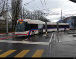 VBL - Hess Trolleybus Nr.234 unterwegs in Luzern am 30.12.2021