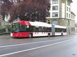 tpf - Trolleybus Nr.532 unterwegs auf der Linie 2 in der Stadt Fribourg am 10.05.2016