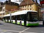 TransN Neuchàtel - Trolleybus Nr.139  unterwegs auf der Linie 107 in der Stadt Neuchàtel am 10.05.2016