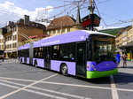TransN Neuchàtel - Trolleybus Nr.143 unterwegs auf der Linie 107 in der Stadt Neuchàtel am 10.05.2016