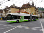 TransN - Trolleybus Nr.146 unterwegs auf der Linie 101 in den Strassen von Neuchâtel am 22.05.2016