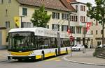 Trolleybus Schaffhausen: Hess Swisstrolley 3 104 am 26.07.2015 in Neuhausen
