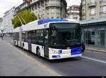 TL Lausanne - Hess Trolleybus Nr.847 unterwegs auf der Linie 7 in Lausanne am 06.09.2020