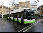 TransN Neuchatel - Trolleybus Nr.133 unterwegs auf der Linie 101 in der Stadt Neuchatel am 21.09.2020 