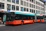 Hess Trolleybus 51, auf der Linie 1, bedient die Haltestelle beim Guisan Platz. Die Aufnahme stammt vom 25.09.2021.