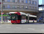 tpf - Hess Trolleybus  Nr.531 in der Stadt Freiburg am 29.10.2021