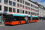 Hess Trolleybus 56, auf der Linie 1, bedient am 09.09.2022 die Haltestelle beim Guisanplatz.