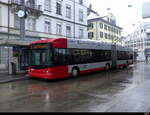 Stadtbus Winterthur - Hess Trolleybus Nr.116 unterwegs bei leichtem Schneefall in Winterthur am 2023.01.22