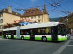 TN Neuchtel Nr. 132 Hess/Hess Gelenktrolleybus am 6. September 2010 Neuchtel, Place Pury