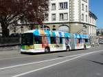 tpf - Hess-Swisstrolleybus  Nr.516  FR 300396 unterwegs in der Stadt Fribourg am 09.04.2011