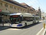 TL Lausanne - Nr. 835 - Hess/Hess Gelenktrolleybus am 12. Juli 2011 beim Bahnhof Lausanne