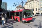Hier ein Hess Oberkeitungsbus von Bern Mobil als Linie 20 nach Wankdorf Bahnhof am 26.10. in Bern.