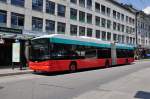 Hess Trolleybus mit der Betriebsnummer 60 auf der Linie 4 in der Arbergstrasse in Biel.