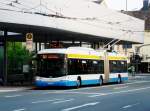  Hess Trolleybus BGT-N2C auf der Linie 683 nach Solingen Burger Bahnhof am Bahnhof Solingen-Mitte.(23.7.2013)   