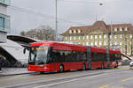 Hess Doppelgelenk Trolleybus 51, auf der Linie 20, fährt zur Haltestelle Schanzenstrasse. Die Aufnahme stammt vom 21.12.2019. 