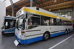 Ein Oberleitungsbus MAN Solo SL 172 HO war im Verkehrszentrum München zu sehen.