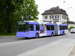 VB Biel - Trolleybus Nr.86 unterwegs auf der Linie 4 in Nidau am 09.05.2016