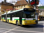TransN Neuchàtel - Trolleybus Nr.621 unterwegs auf der Linie 102 in der Stadt Neuchàtel am 10.05.2016
