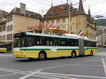 TransN - Trolleybus Nr.621 unterwegs auf der Linie 101 in den Strassen von Neuchâtel am 22.05.2016