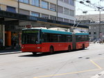 VB Biel - Trolleybus Nr.89 unterwegs auf der Linie 4 in der Stadt Biel am 10.07.2016