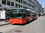 VB Biel - NAW Trolleybus Nr.84 unterwegs auf der Linie 1 in der Stadt Biel am 27.08.2016