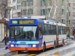 TPG - NAW-Hess-Siemens BGT 5-25 Trolleybus Nr.705 eingeteilt auf der Linie 10 unterwegs in Genf am 31.12.2008