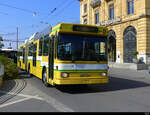 TransN - NAW Trolleybus Nr.117 unterwegs in der Stadt Neuchâtel am 03.05.2022