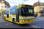 TransN - Auf Abschiedsfahrt der Vertreter Seiner Art der NAW Trolleybus Nr.116 Offiziell zu Letzen mal unterwegs auf einer Extrafahrt durch die ganze Stadt Neuchâtel und Nachbargemeinden die an das Trolleybus Netz angeschlossen sind am 28.01.2024