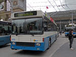 NAW Trolleybus f�hrt am 04.05.2010 mit der Fahrschule zur Haltestelle beim Bahnhof Luzern.