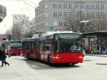 VB Biel - NAW Trolleybus Nr.88 unterwegs auf der Linie 1 am 04.04.2009