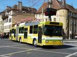 TN - NAW Hess Trolleybus Nr.106 unterwegs auf der Linie 7 in der Stadt Neuchatel am 03.10.2009