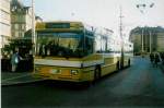 Aus dem Archiv: TN Neuchtel Nr. 102 NAW/Hess Gelenktrolleybus am 7. Oktober 1997 Neuchtel, Place Pury