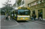 Aus dem Archiv: TN Neuchtel Nr. 113 NAW/Hess Gelenktrolleybus am 7. Oktober 1997 Neuchtel, Place Pury