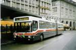 Aus dem Archiv: VBSG St. Gallen Nr. 154 NAW/Hess Gelenktrolleybus am 8. Oktober 1998 St. Gallen, Bahnhof
