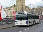 TL - NAW Trolleybus Nr.760 unterwegs in Lausanne auf der Linie 7 am 09.09.2010