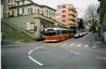 Aus dem Archiv: TL Lausanne - Nr. 768 - NAW/Lauber Trolleybus am 15. April 1998 in Lausanne, Place Riponne