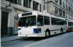 Aus dem Archiv: TL Lausanne - Nr. 762 - NAW/Lauber Trolleybus am 22. August 1998 in Lausanne, Rue Neuve