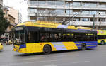 Neoplan Elbo O-Bus am 4.3.2020 am Synthagma Platz in Athen.