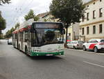 Solaris Urbino Trollino 18 Duo der Barnimer Busgesellschaft in Eberswalde am 15.